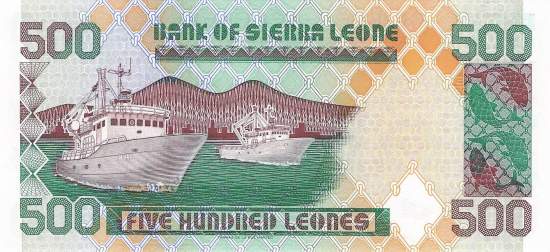 Sierra Leone p23b 500 Leones 1998